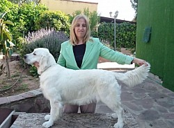 Nymeria posando